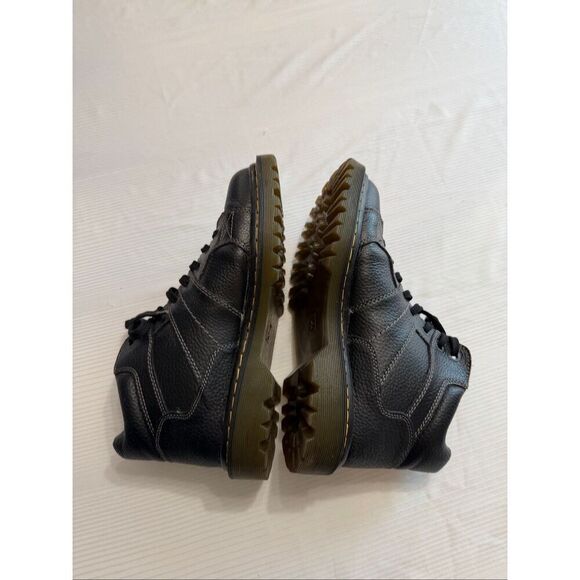 Dr. Martens Men’s Harrisland Black Leather Lace Up Boots Size 9 M